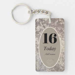 Porte-clés Porte - clé d'anniversaire de velours de luxe pers