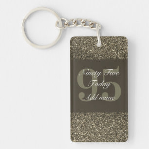 Porte-clés Porte - clé d'anniversaire glamour personnalisé 95