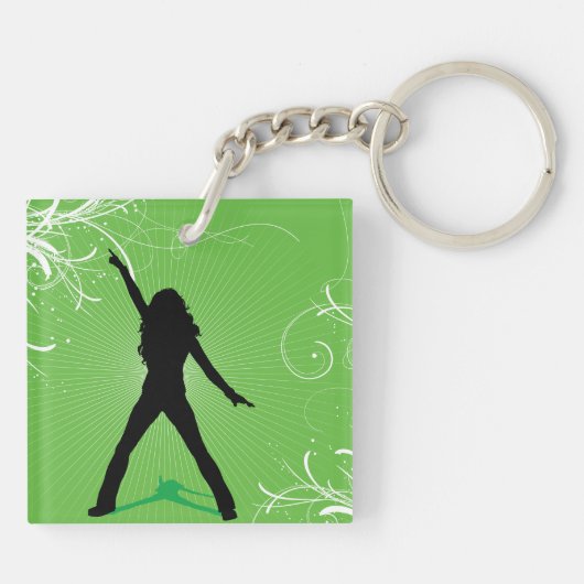 Porte-clés Porte - clé dansante (Dos)