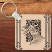 Porte-clés Porte - clé dansante vintage (Recto)