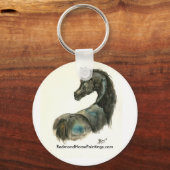 Porte-clés porte - clé d'aquarelle arabe (Recto)