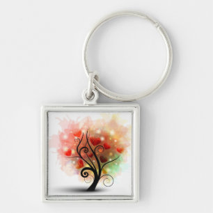 Porte-clés Porte - clé d'arbre de coeur