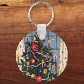 Porte-clés Porte - clé d'arbre de Noël (Recto)
