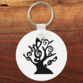 Porte-clés Porte - clé d'arbre musical (Recto)