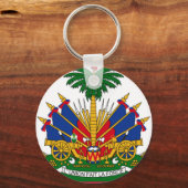Porte-clés Porte - clé d'armoiries d'Haïti (Recto)