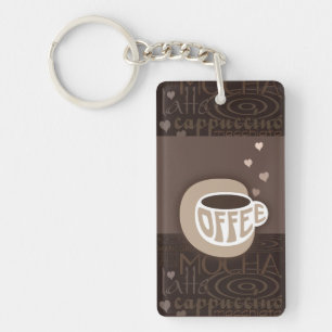 Porte-clés Porte - clé d'art café