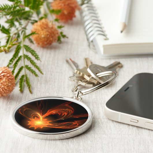 Porte-clés Porte - clé d'art d'Ebsq d'éruption (Côté)