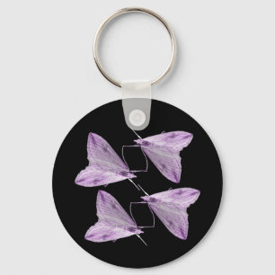 Porte-clés Porte - clé d'art pourpre Moth