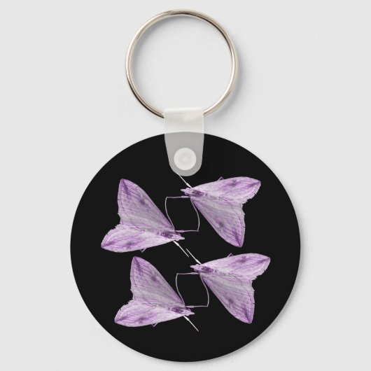 Porte-clés Porte - clé d'art pourpre Moth (Recto)