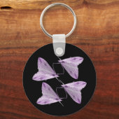 Porte-clés Porte - clé d'art pourpre Moth (Recto)