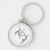 Porte-clés Porte - clé d'art tribal Edgy (Devant)