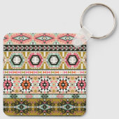 Porte-clés Porte - clé d'art tribal Motif Aztèque (Dos)