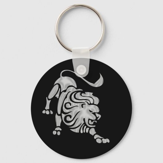 Porte-clés Porte - clé d'astrologie Leo Zodiac (Recto)