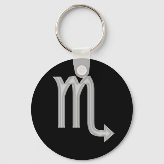 Porte-clés Porte - clé d'astrologie Scorpio Zodiac (Recto)