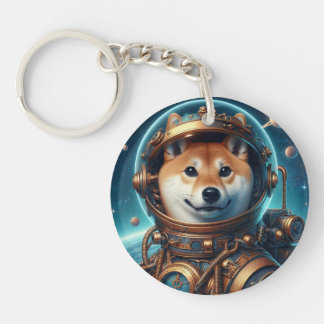 Porte-clés Porte - clé d'astronaute Shiba Inu