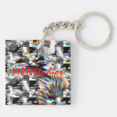 Porte-clés Porte - clé d'attaque arc-en-ciel (Dos)