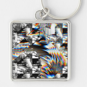 Porte-clés Porte - clé d'attaque arc-en-ciel