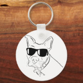 Porte-clés Porte - clé d'attitude Pitbull (Recto)