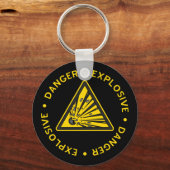 Porte-clés Porte - clé d'avertissement explosif (Recto)