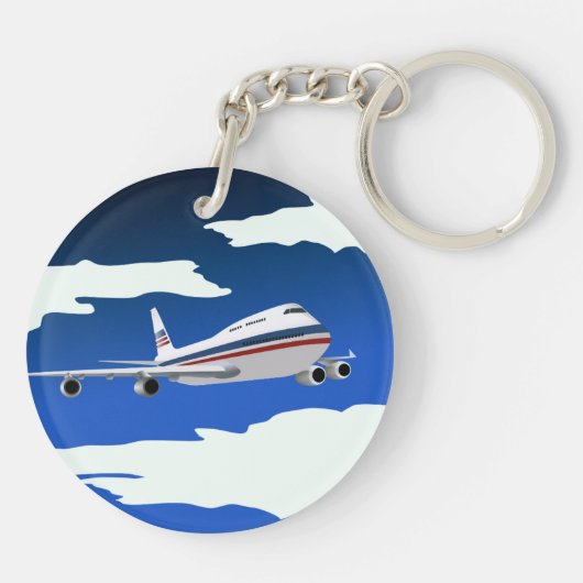 Porte-clés Porte - clé d'avion (Dos)