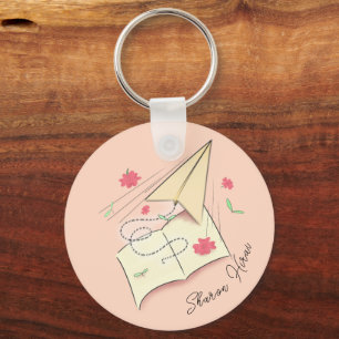 Porte-clés Porte - clé d'avion papier   Éloigner