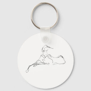 Porte-clés Porte - clé d'Azawakh de David Moore