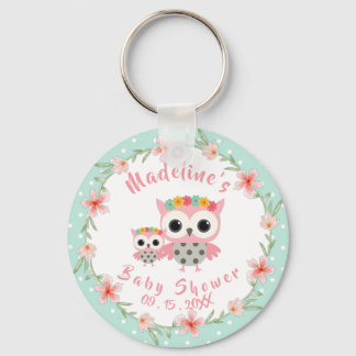 Porte-clés Porte - clé de Baby shower Boho Owl