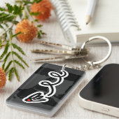 Porte-clés Porte - clé de Badminton avec tirage de navette (Devant droit)
