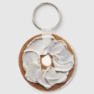 Porte-clés Porte - clé de Bagel au fromage à la crème