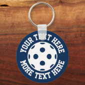 Porte-clés Porte - clé de balle à molle cadeau pour les joueu (Recto)