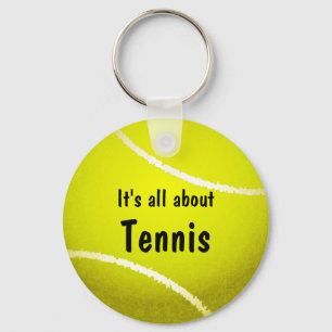 Porte-clés porte - clé de balle de tennis