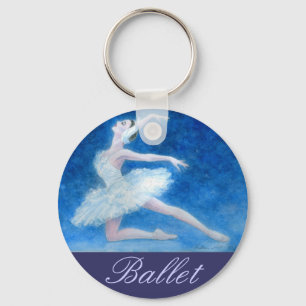 Porte-clés Porte - clé de ballet de lac swan