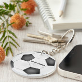 Porte-clés Porte - clé de ballon de football (Devant droit)