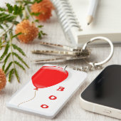 Porte-clés Porte - clé de ballon rouge (Devant droit)