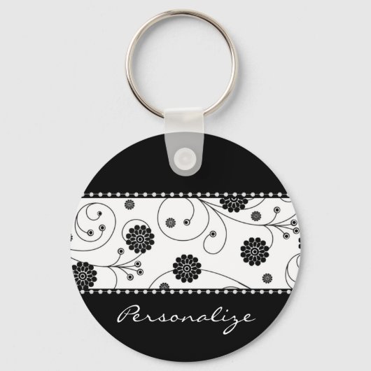 Porte-clés Porte - clé de bannière Ebony Bloom (Recto)