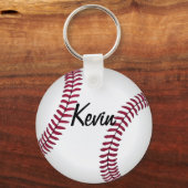 Porte-clés Porte - clé de base-ball personnalisé (Recto)