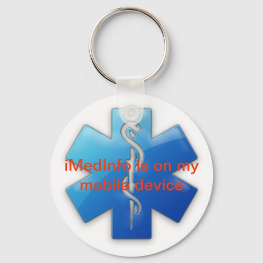 Porte-clés porte - clé de base iMedInfo (Recto)