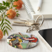 Porte-clés Porte - clé de baseball (Côté)