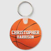 Porte-clés Porte - clé de basket-ball personnalisé (Recto)