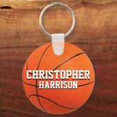 Porte-clés Porte - clé de basket-ball personnalisé (Recto)