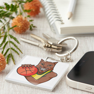 Porte-clés Porte - clé de basket-ball Wolf