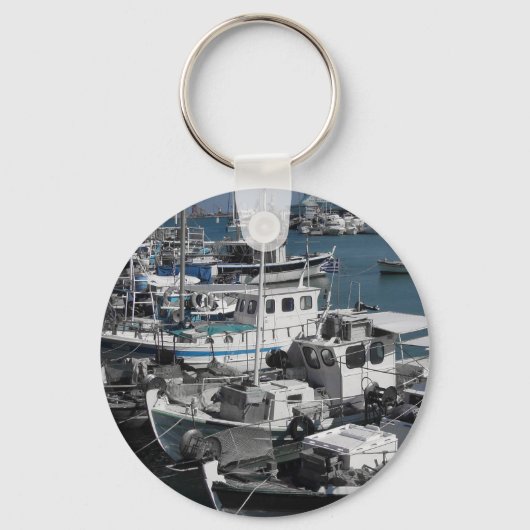 Porte-clés Porte - clé de bateaux de pêche grecs (Recto)