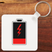 Porte-clés Porte - clé de batterie faible (Verso)