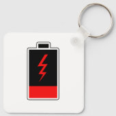 Porte-clés Porte - clé de batterie faible (Dos)