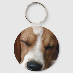 Porte-clés Porte - clé de beagle de sommeil