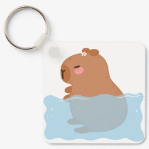 Porte - clé de bébé capybara