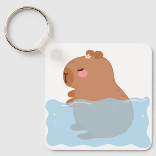 Porte-clés Porte - clé de bébé capybara