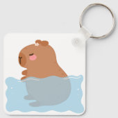 Porte-clés Porte - clé de bébé capybara (Dos)