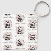Porte-clés Porte - clé de bébé Panda Love personnalisé (Dos)