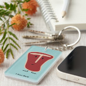 Porte-clés Porte - clé de bifteck à l'os (Devant droit)